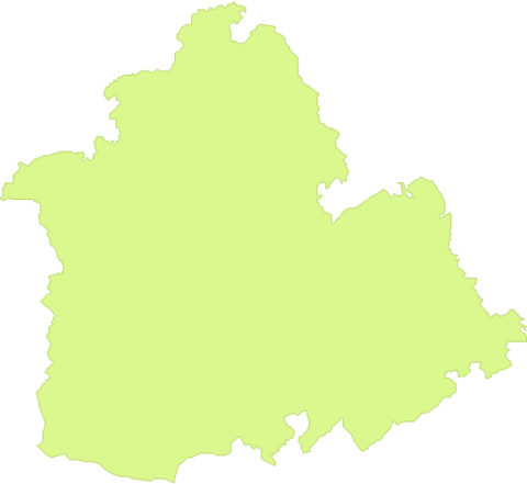 Province of Seville outline map