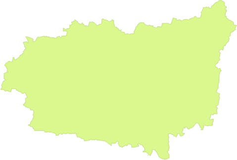 Province of León outline map