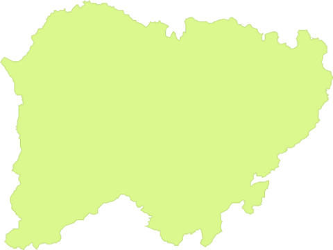 Province of Salamanca outline map