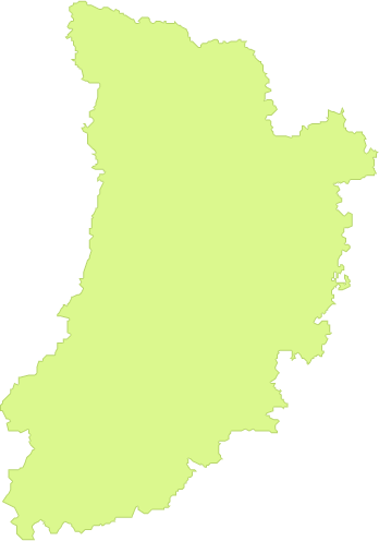 Province of Lleida outline map