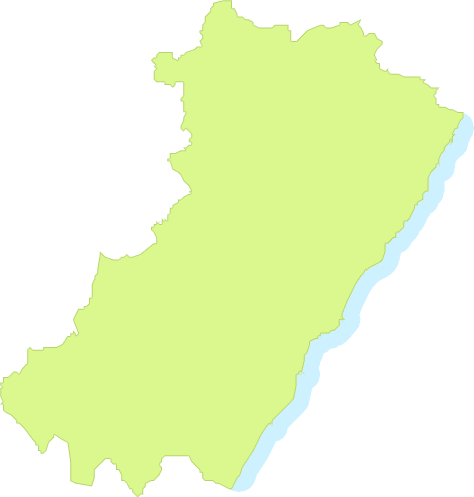 Province of Castellón outline map