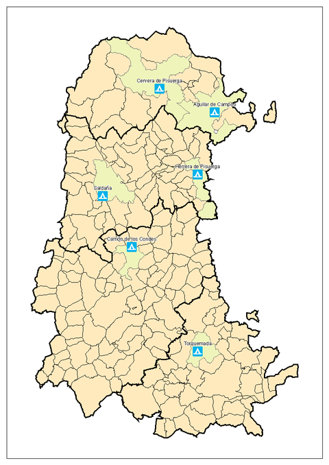 Campings en la Provincia de Palencia 2007