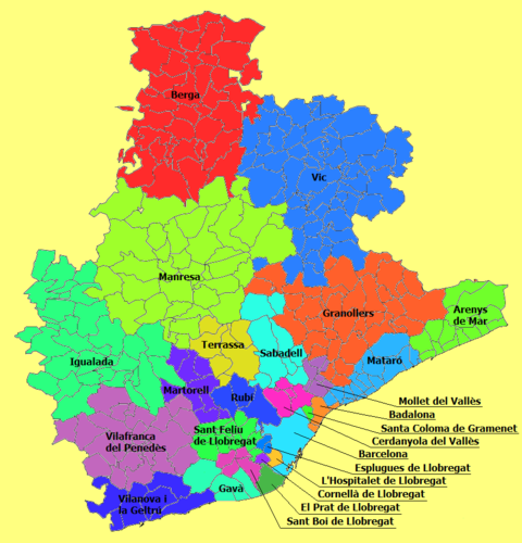 Judicial Parties of the Province of Barcelona 2010