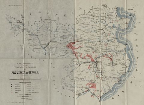 Terrenos volcánicos de la provincia de Gerona