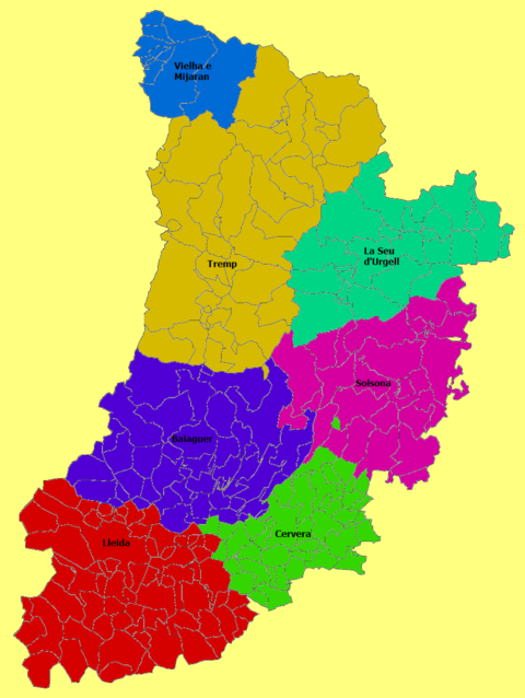 Judicial Parties of the Province of Lleida 2010