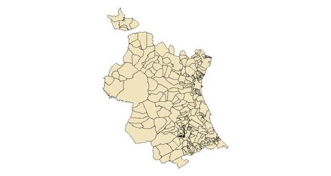 Municipalities of the Province of Valencia 2003