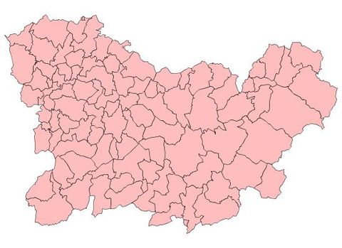 Municipalities of the Province of Ourense 2003