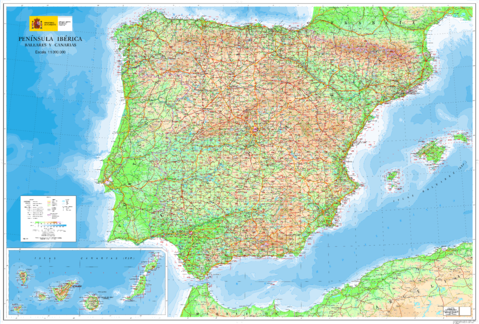 Mapa de España 2002