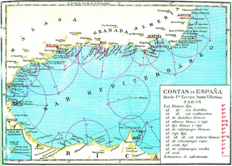 Spain coast from Puerta Europa to Villarico