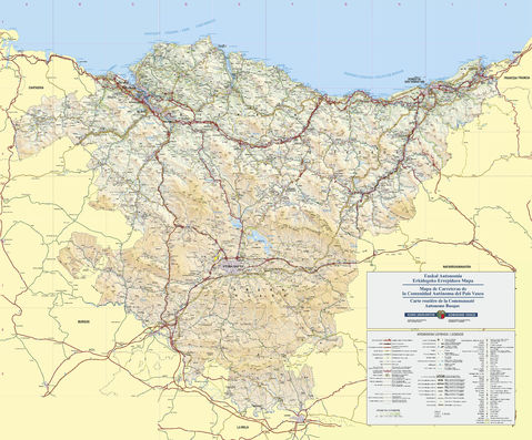 Basque Country map