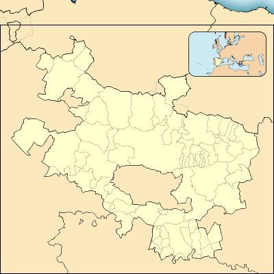 Location map of Álava