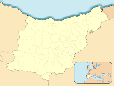 Gipuzkoa location map