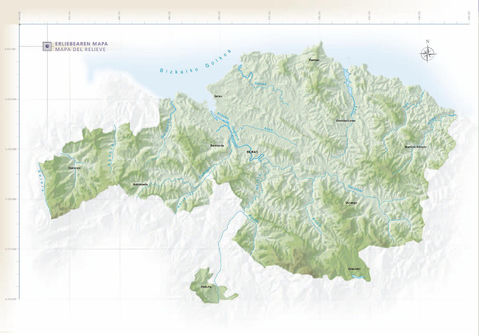 Mapa físico de Vizcaya 2004