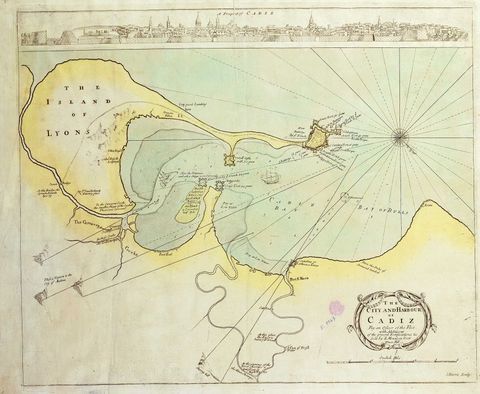 The city and harbour of Cadiz 1695