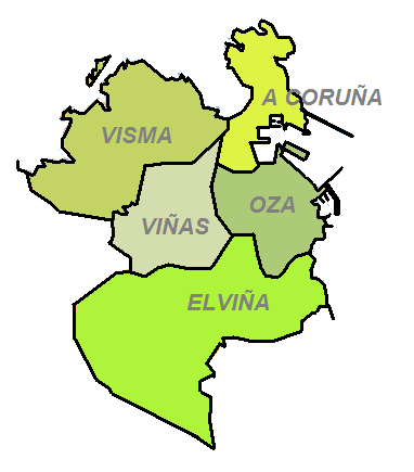 Parishes of A Coruña