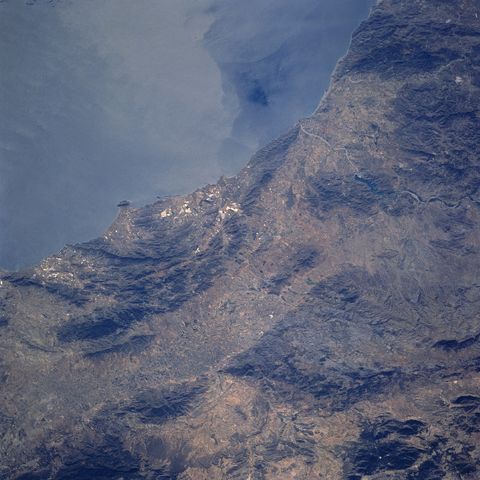 Sierra de Almenara in Lorca, Región of Murcia