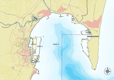 Algeciras port map