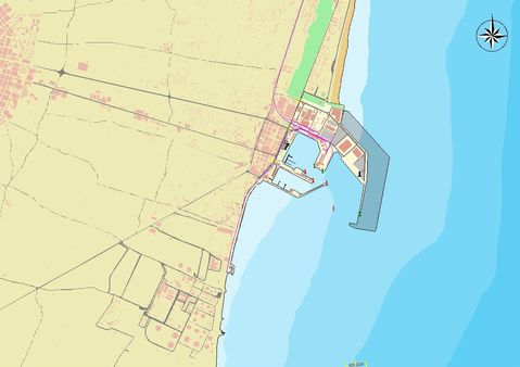 Castellón de la Plana port map