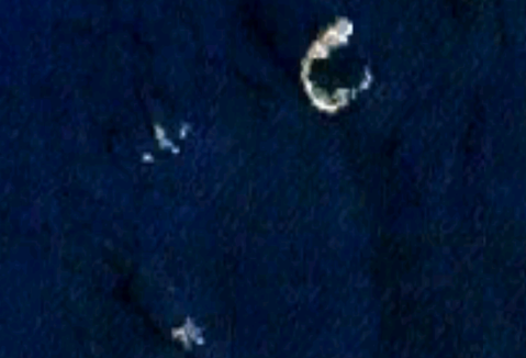 Columbretes Islands satellite view 2006