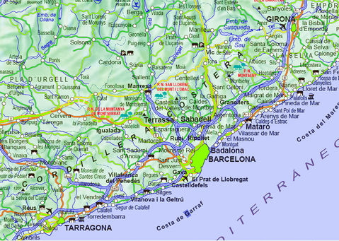 Carreteras de acceso de Barcelona