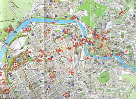 Mapa turístico de Bilbao