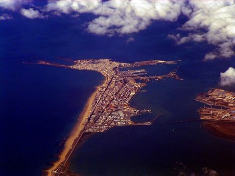 Aerial photo of Cadiz