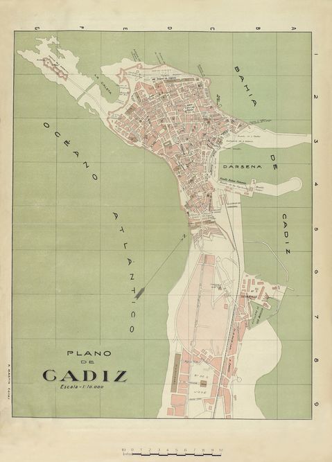 Plano de Cádiz