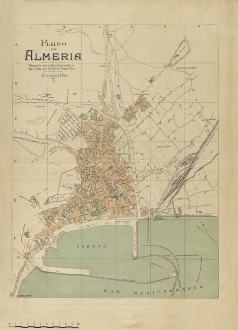 Plano de Almería