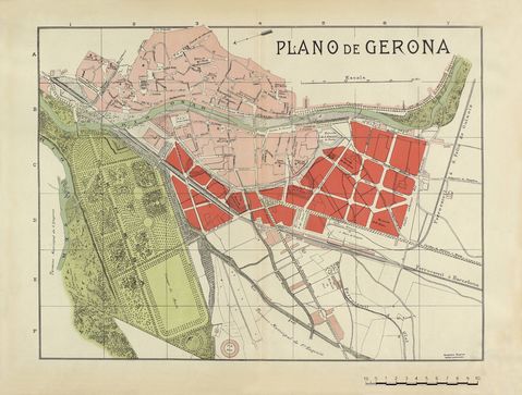 Girona map