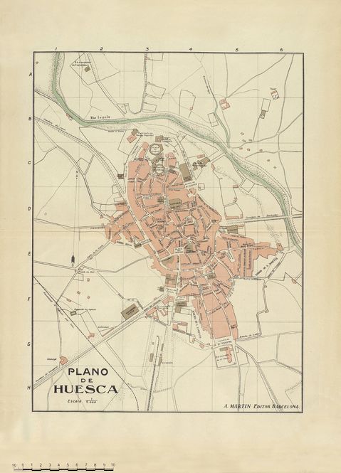 Huesca map