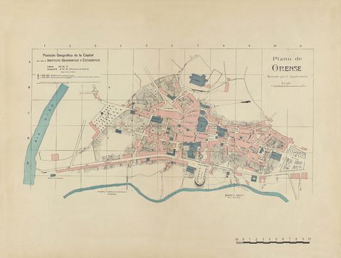 Ourense map