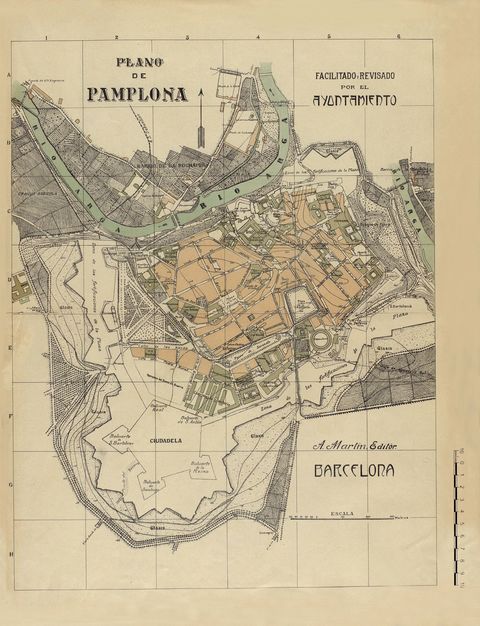 Pamplona map