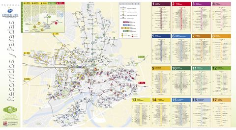 Bus routes of Córdoba