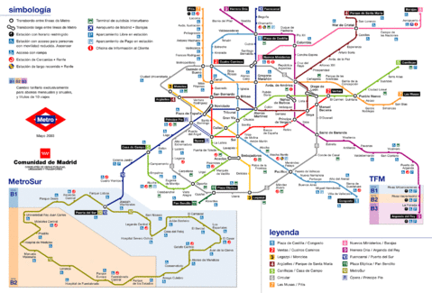 The Metro of Madrid 2003