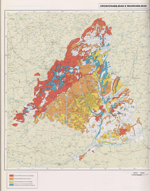 Erosionabilidad e inundabilidad en la Comunidad de Madrid