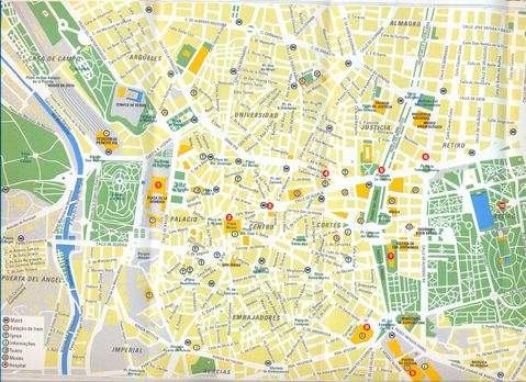 Madrid map