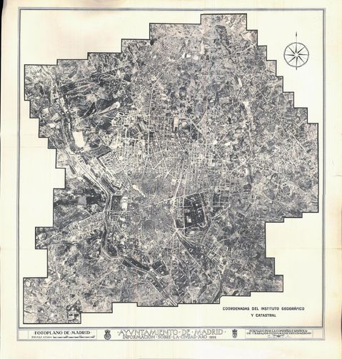 Fotoplano de Madrid 1929