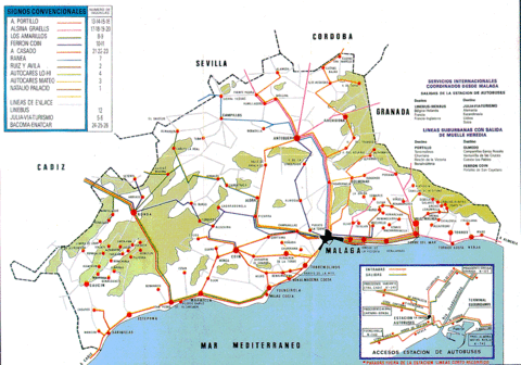 Autobuses interurbanos e internacionales desde Málaga