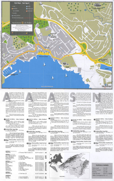 The neighborhoods of Cala Major and San Agustín 2000