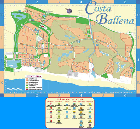 Costa Ballena map 2005