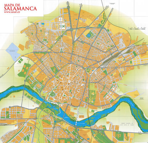 Mapa de Salamanca