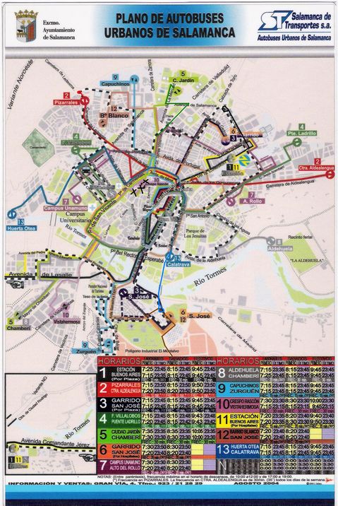 City bus of Salamanca 2005