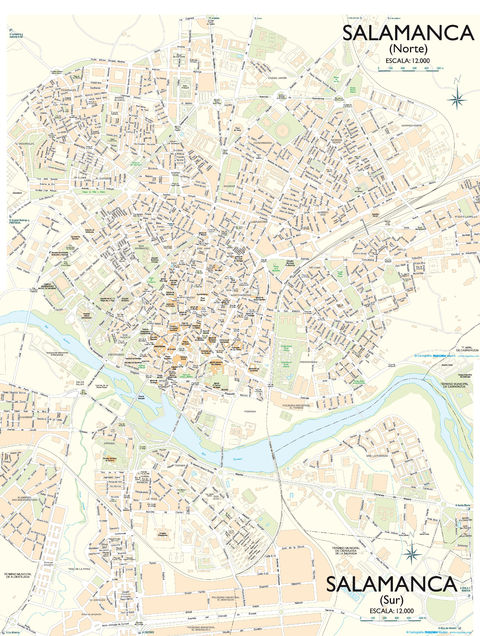 Mapa de Salamanca