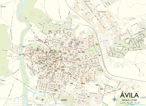 Mapa de Ávila