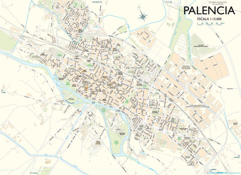 Mapa de Palencia