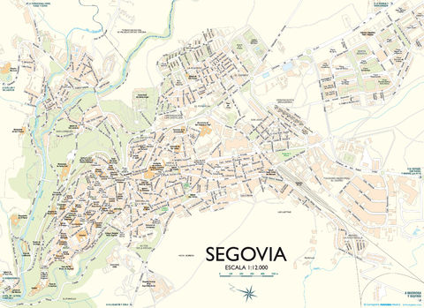 Mapa de Segovia