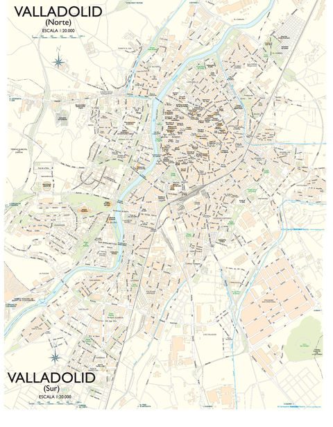 Mapa de Valladolid