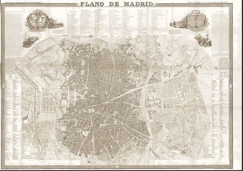 Madrid map 1849