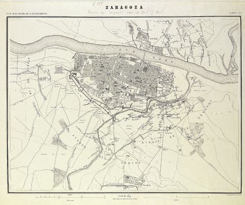 Second siege of Zaragoza in 1808