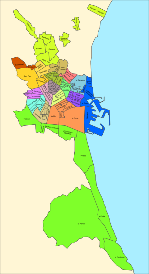 Neighborhoods of Valencia 2010